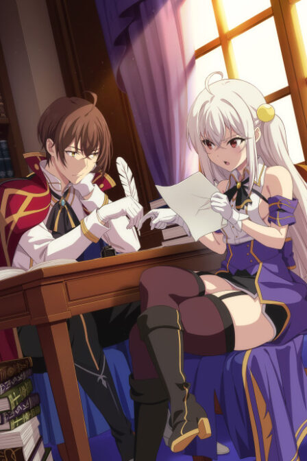 Poster di Tensai Ouji no Akaji Kokka Saisei Jutsu